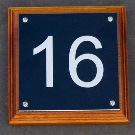 reflective house numbers